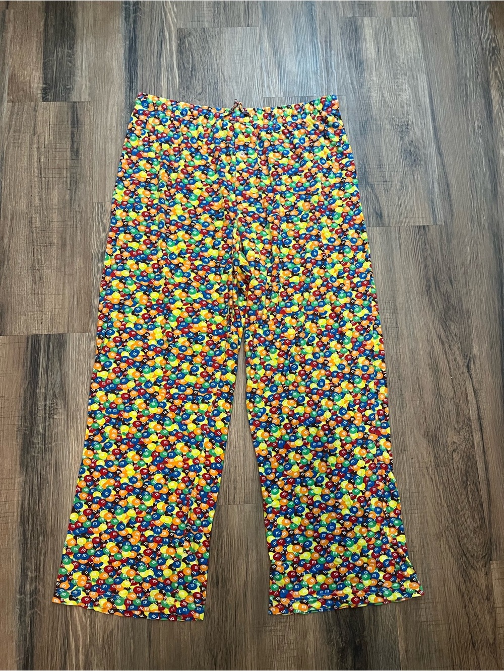 M&M’s Men’s Large Pajama Pants 100% Cotton All-Over Candy Print Multicolor 2010